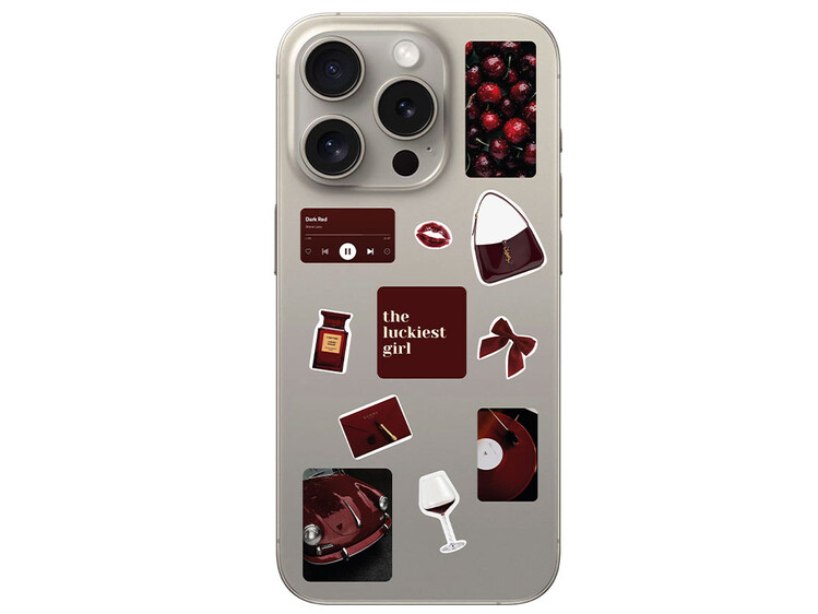 Набор 3D стикеров макси Stix Burgundy