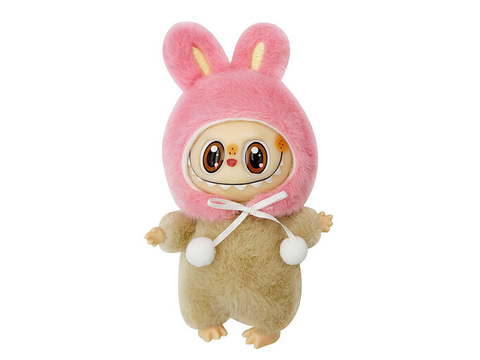 Іграшка-Брелок сюрприз Labubu in a hat pnk/bg