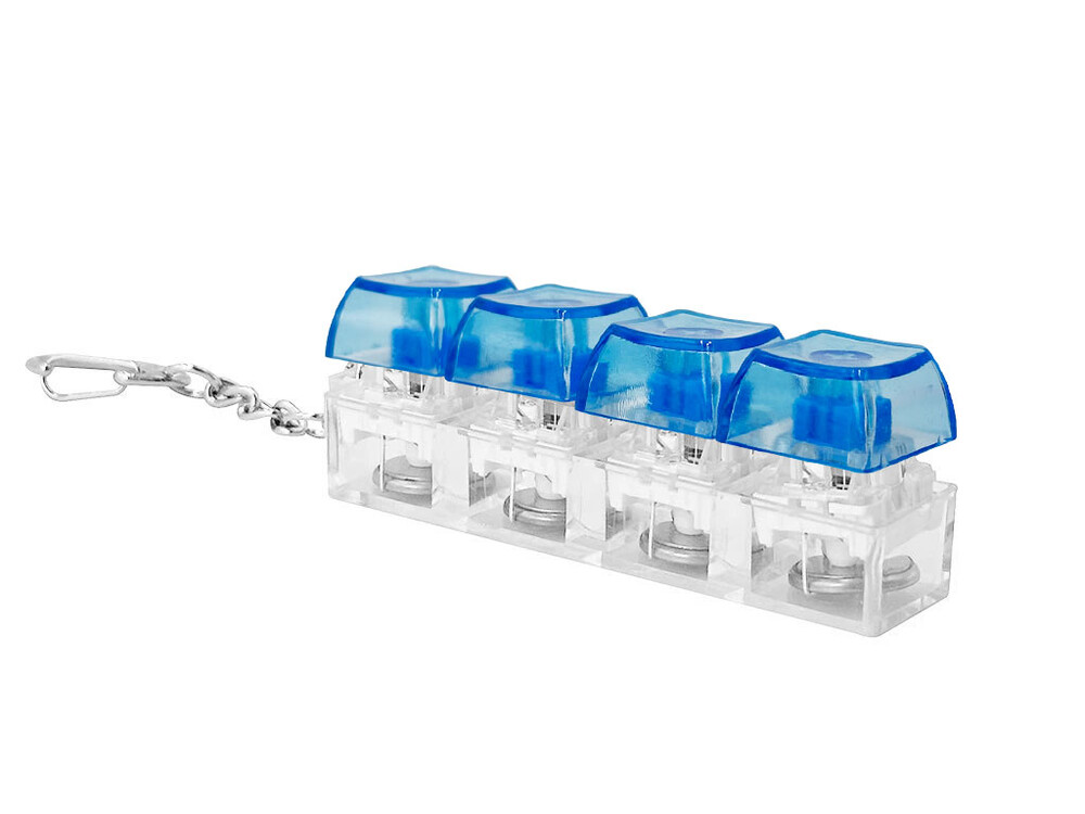 3D Іграшка Clicker 4 клавіші blue