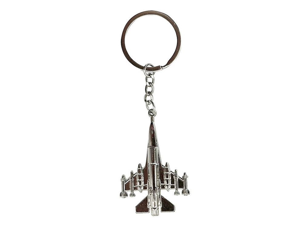 Брелок airplane silver