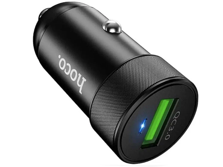 АЗП Hoco Z32 Speed Up 1USB/18W/3A/QC3.0 черный