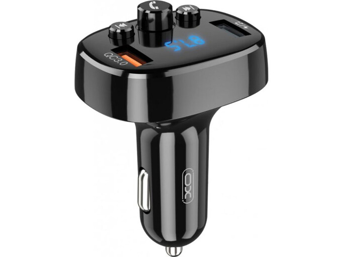 FM Modulator XO BCC03 2USB/3A/18W black