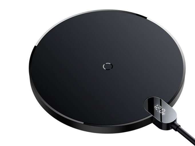 Wireless Charger Baseus Digital Led Display Gen 2 15W black