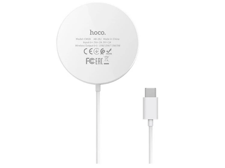 Wireless Charger Hoco CW28 MagSafe 15W White