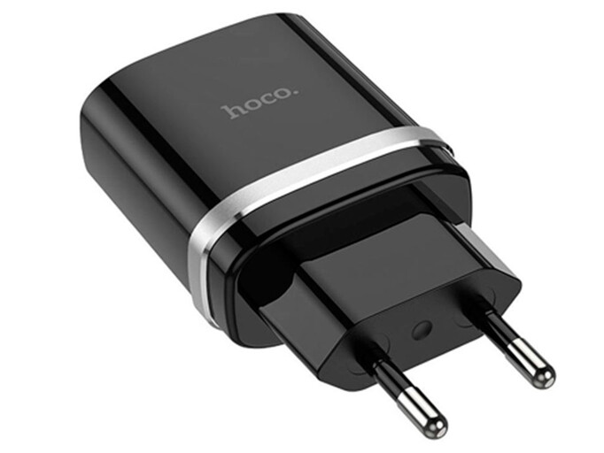МЗП HOCO C12Q 1USB/3A/18W/QC3.0 black
