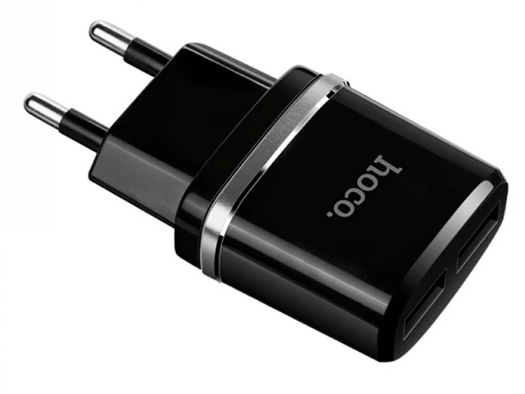 МЗП HOCO C12 2USB/2.4A black