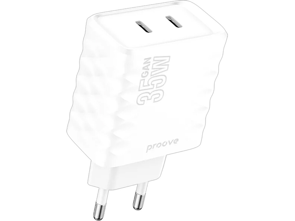 МЗП Proove Speed Surge Gan 2Type-C/35W white