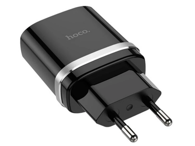 МЗП HOCO C12Q 1USB/3A/18W/QC3.0 + кабель Micro black