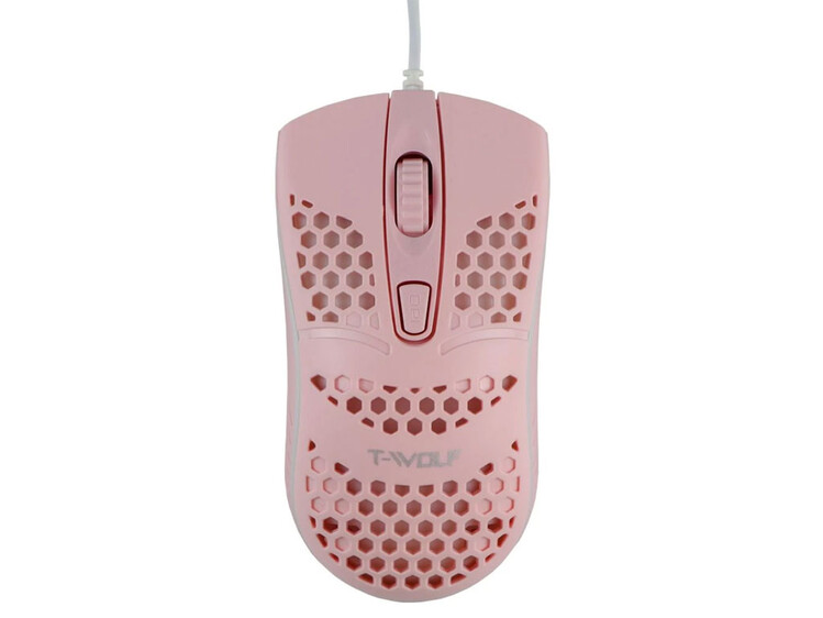 Миша USB TWolf V15 pink