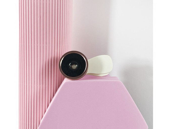 Макро линза Miniso 0.4x белая/розовая