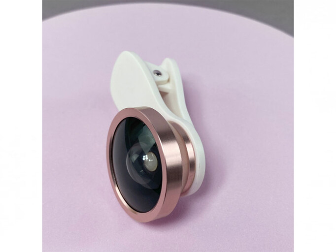 Макро линза Miniso 0.4x белая/розовая