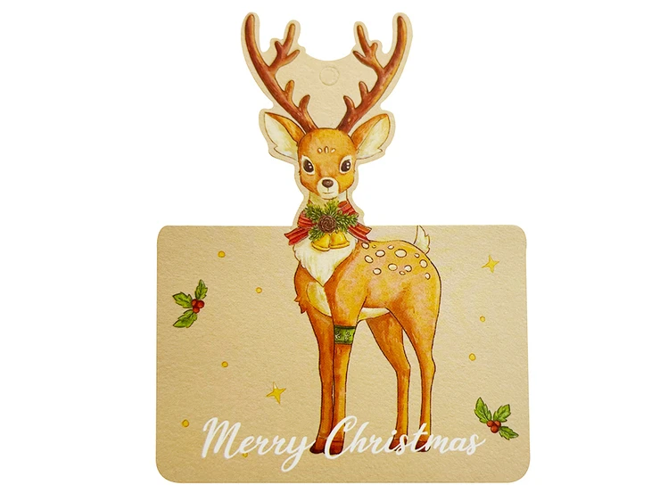 Листівка Новорічна Merry Christmas Deer
