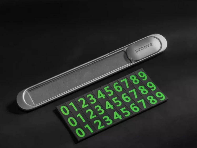 Паркувальна Карта Proove Parking Number Plate Metal Lock dark gray