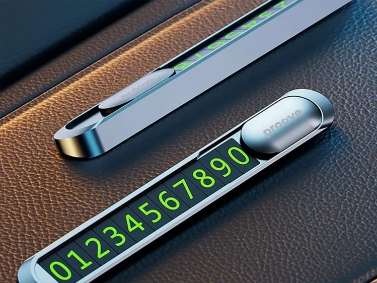Паркувальна Карта Proove Parking Number Plate Metal Lock dark gray