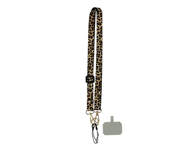 Ремінець Print для телефону leopard beige