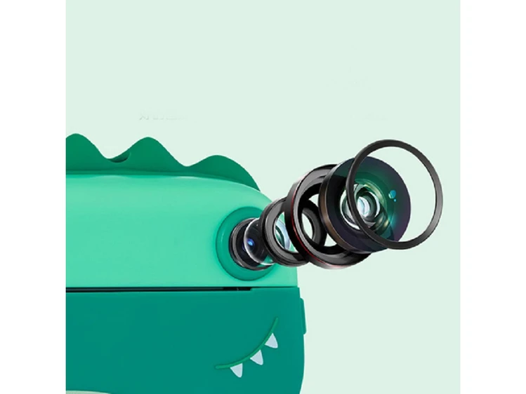 Портативний дитячий фотопринтер Crocodile green