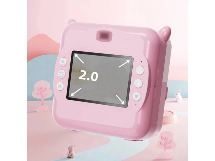 Портативний дитячий фотопринтер D2 Owl pink