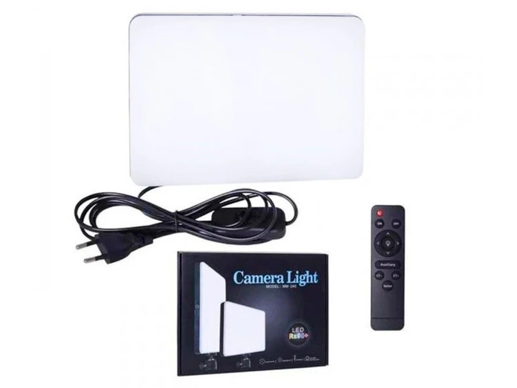 Светодиодная лампа видеосвета 220V Remote MM240 23см без штатива