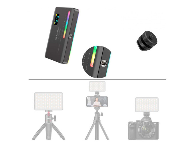 Портативное видеосвет Ulanzi Vijim VL120 RGB 3100 mAH 2500K-9000K