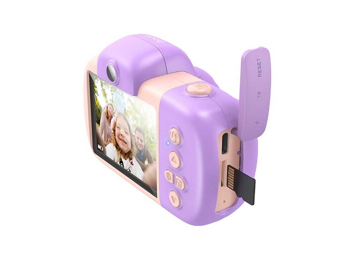 Baby Photo Camera HOCO DV201 purple/pink