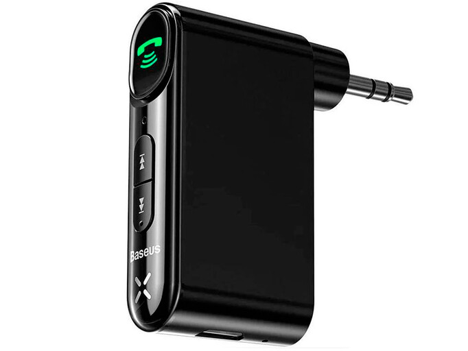 Адаптер AUX Baseus Qiyin Car BT receiver black