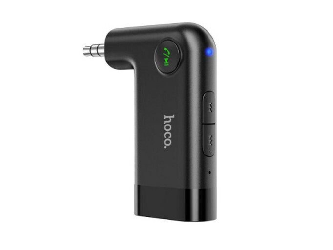Адаптер AUX HOCO E53 Dawn Sound Receiver black