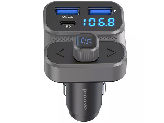 FM Modulator Proove Launcher Luxor SE 2USB/1Type-C/36W gray