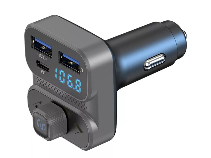 FM Modulator Proove Launcher Luxor SE 2USB/1Type-C/36W gray