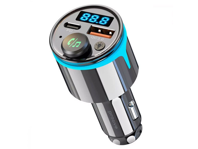 FM Модулятор Proove Launcher Nexus 30W/1USB/1Type-C черный