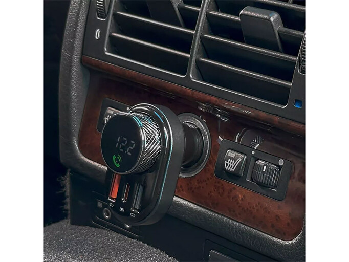 FM Модулятор Proove Launcher Sound Link 2USB/1Type-C/30W черный