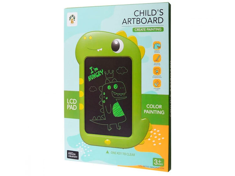 Планшет для малювання Dinosaur "I am hungry" 8.5" green