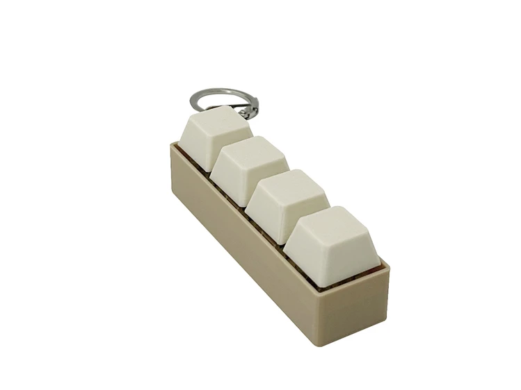 3D Іграшка Keyboard Clicker beige