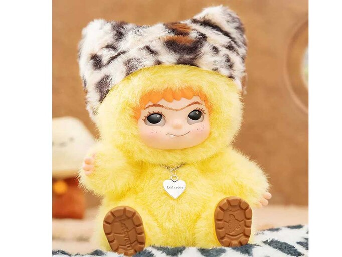 Іграшка-Брелок сюрприз Wakuku yel/leop