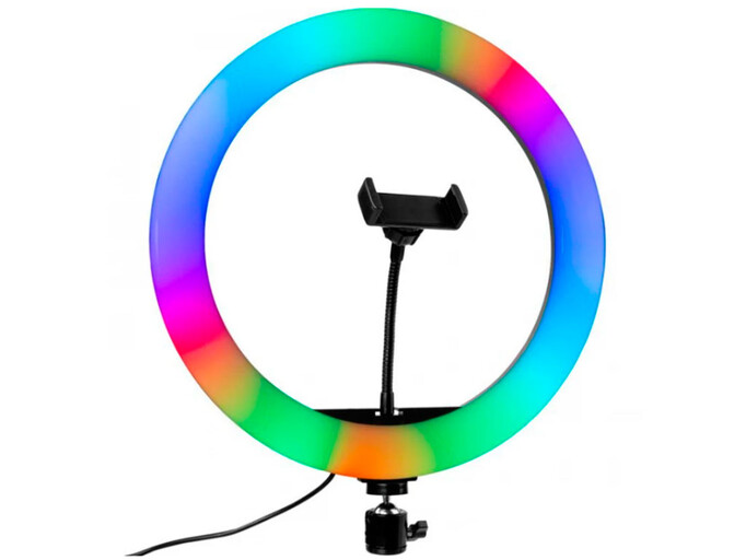 Led стійка USB RGB MJ33 33см без штатива black