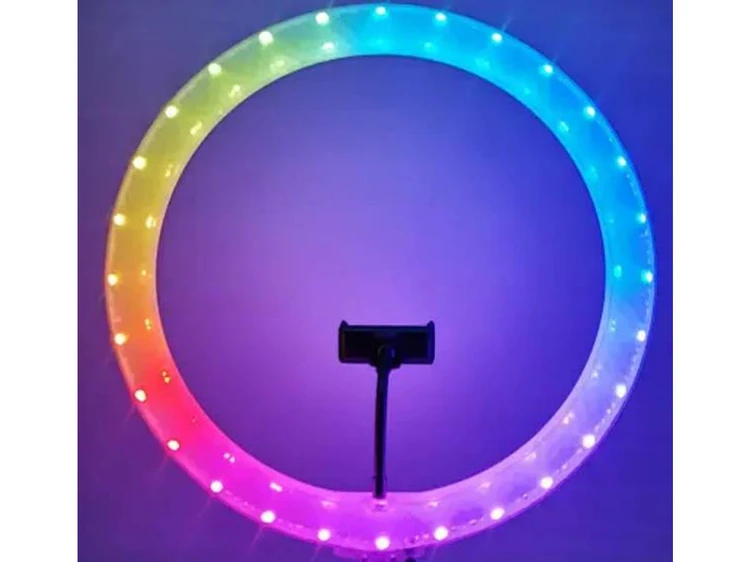 Led стійка USB RGB 3D-33 Diamond 33см без штатива white