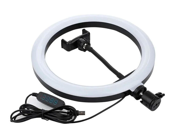 Светодиодная стойка USB 26см QX-260 без штатива черная