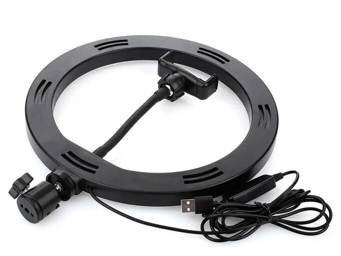 Светодиодная стойка USB 26см QX-260 без штатива черная