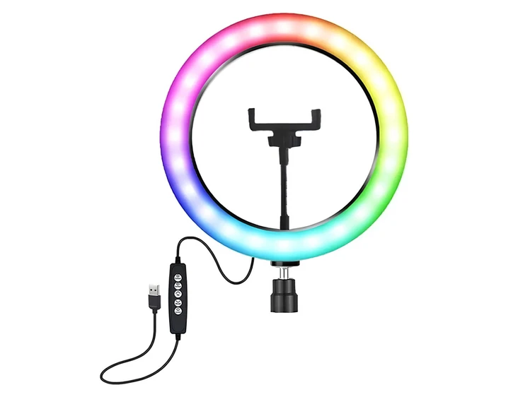 Led стійка USB RGB MJ33 33см (13inch) без штатива black