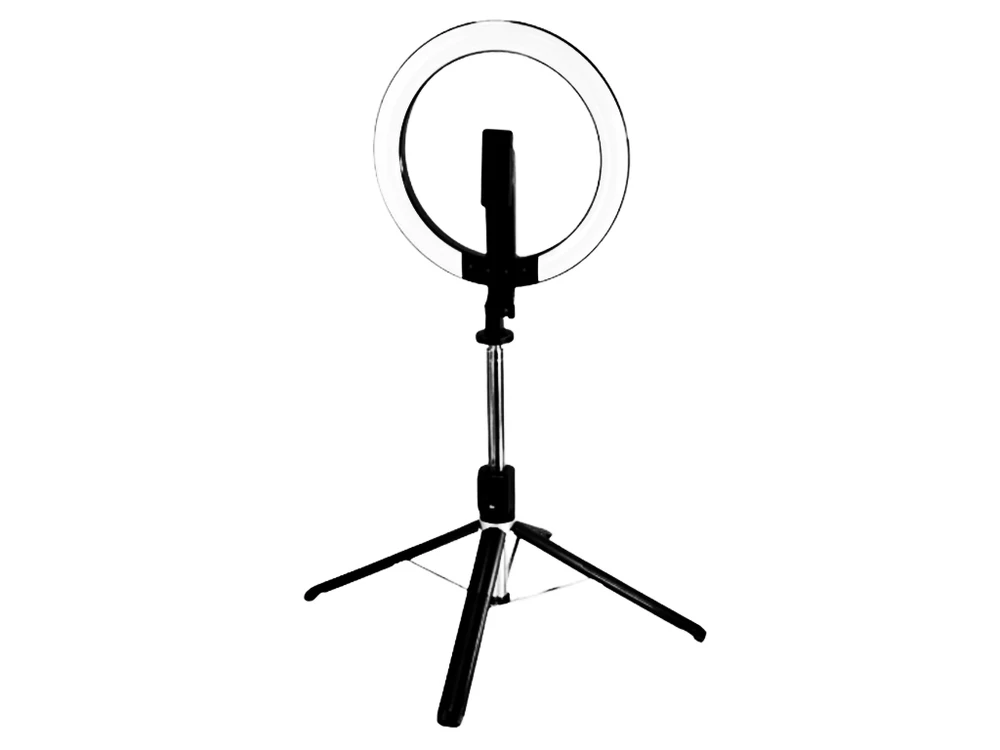 Led стійка USB P220Q 26см з моноподом-триподом/пультом 2,3м black