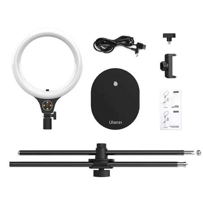 Светодиодная стойка USB Ulanzi Vijim UV-2517 + штатив журавль 0.85м черный