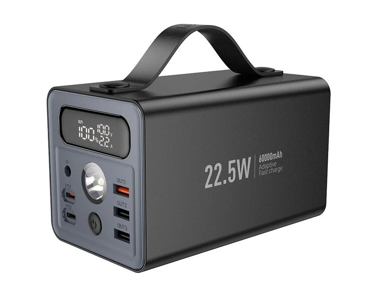 Power Bank HOCO J138 22.5W/DC/Lamp 60000mAh black