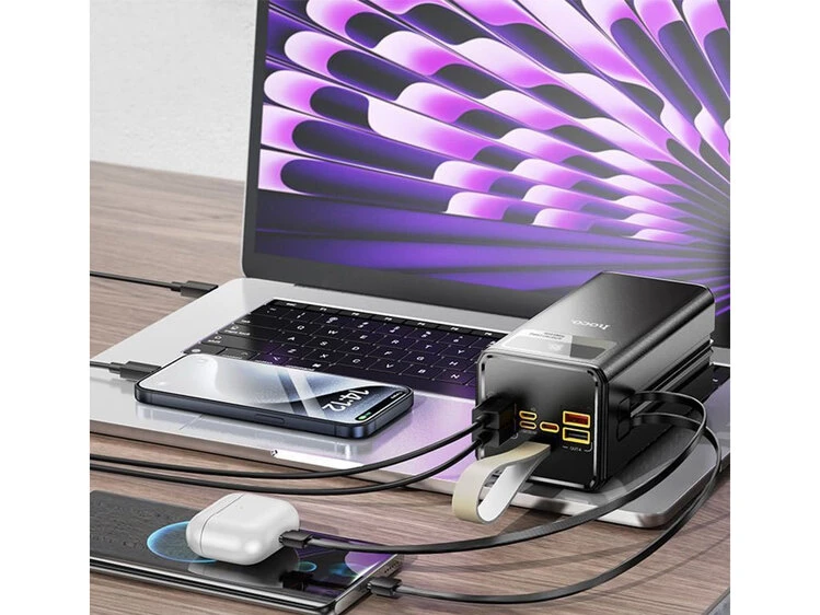 Power Bank Hoco DB58B 50000 mAh 22.5W + lightning/Type-C black