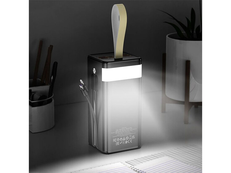 Power Bank Hoco DB58B 50000 mAh 22.5W + lightning/Type-C black