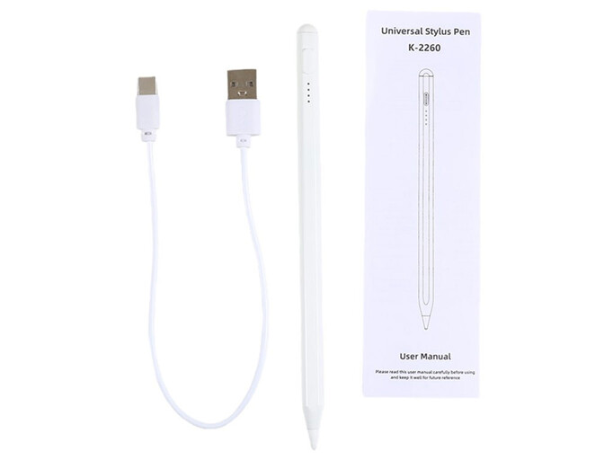 Стилус K-2260 Charged Type-C белый