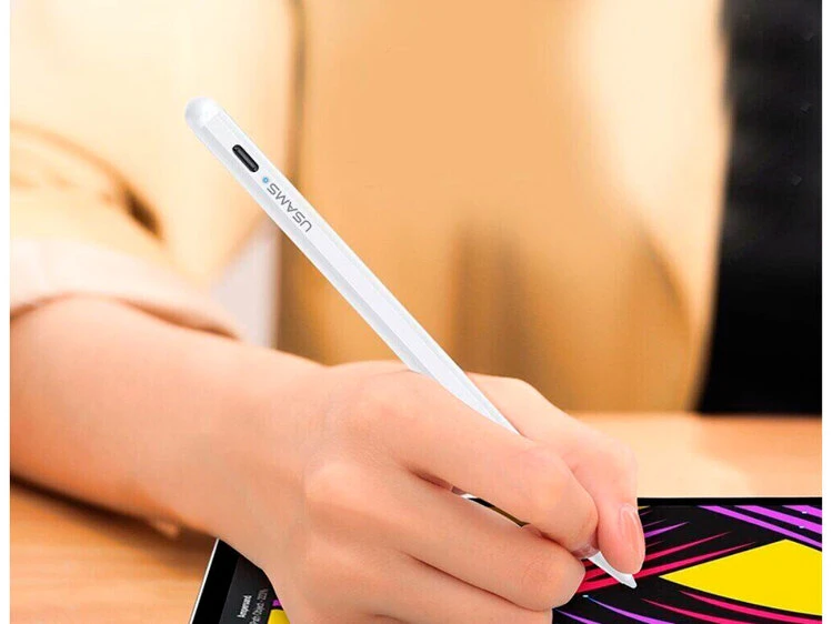 Стилус Usams US-ZB135 Active Touch iPad белый
