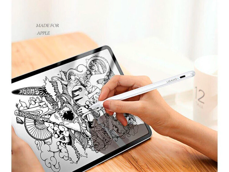 Стилус Usams US-ZB135 Active Touch iPad белый