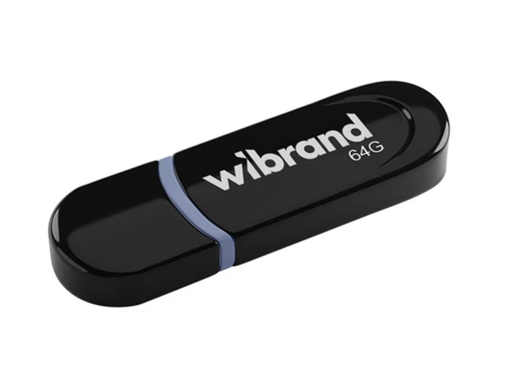 USB Flash 2.0 Wibrand Panther 64Gb Black
