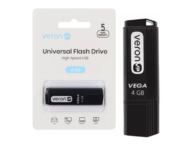USB Flash 2.0 Veron 4Gb black