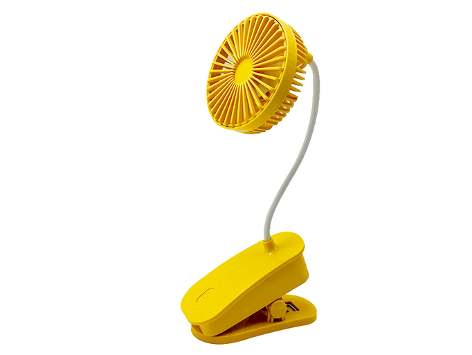 Портативний вентилятор Clip On Fan K7 yellow