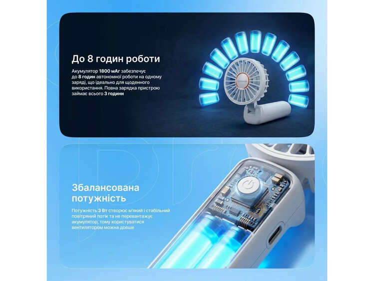 Портативний вентилятор Proove Carlson white